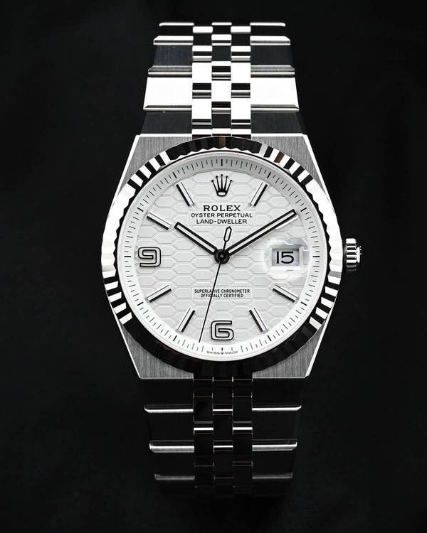 2026 Rolex Land-Dweller 40MM White Dial Flat Jubilee Bracelet (127334)