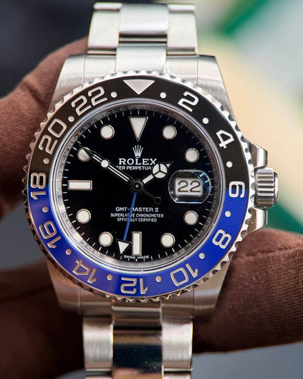 2018 Rolex GMT-Master II "Batman" 40MM Black Dial Oyster Bracelet (116710BLNR)