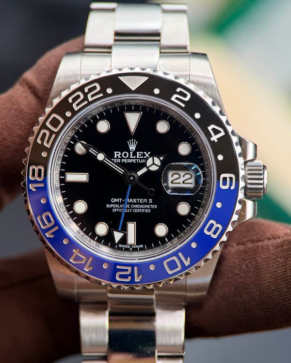 2018 Rolex GMT-Master II "Batman" 40MM Black Dial Oyster Bracelet (116710BLNR)