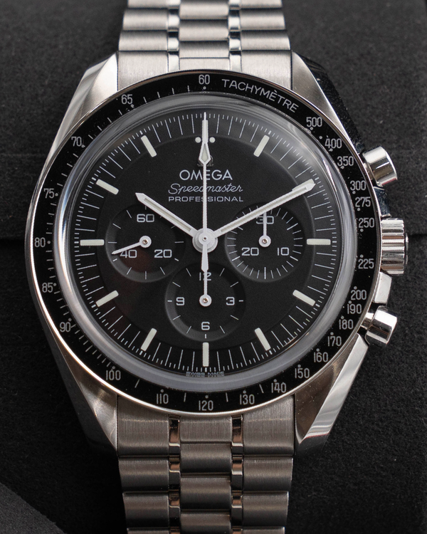 2024 Omega Speedmaster Professional Moonwatch 42MM Black Dial Steel Bracelet (310.30.42.50.01.002)