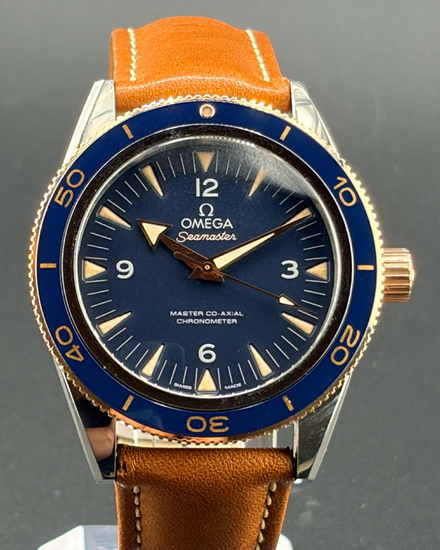 2023 Omega Seamaster 300 41MM Blue Dial Leather Strap (233.62.41.21.03.001)