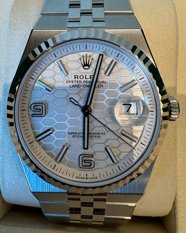 2026 Rolex Land-Dweller 40MM White Dial Flat Jubilee Bracelet (127334)