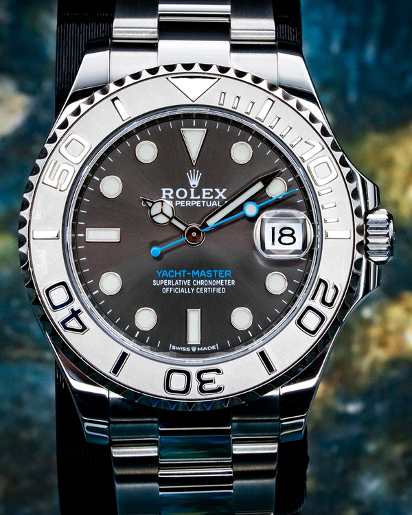 2021 Rolex Yacht-Master 37MM Rhodium Dial Oyster Bracelet (268622)