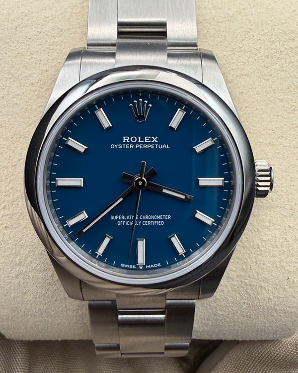 2026 Rolex Oyster Perpetual 31MM Blue Dial Oyster Bracelet (277200)