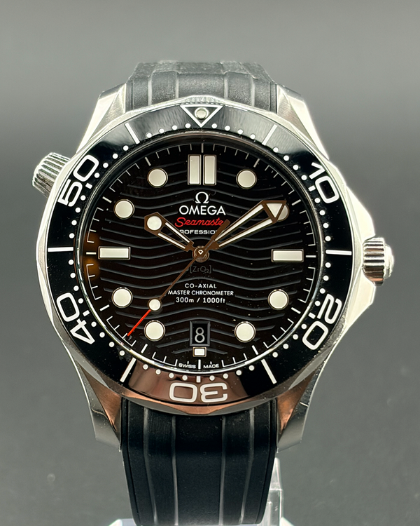 Omega Seamaster Diver 300M 42MM Black Dial Rubber Strap (210.32.42.20.01.001)
