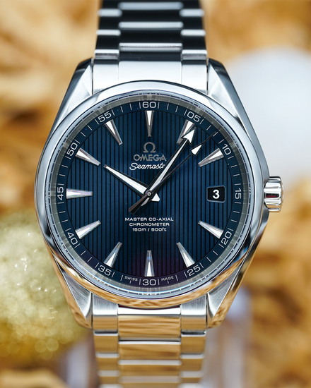 No Reserve - 2025 Omega Seamaster Aqua Terra 150M 41.5MM Blue Dial Steel Bracelet (231.10.42.21.03.003)