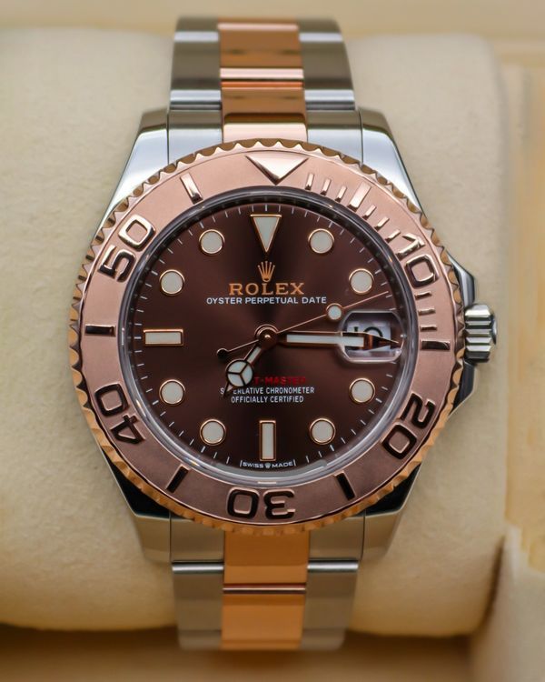 2022 Reserve Rolex Yacht-Master 37mm Chocolate Dial Oystersteel/Everose Gold Bracelet IFW (268621)