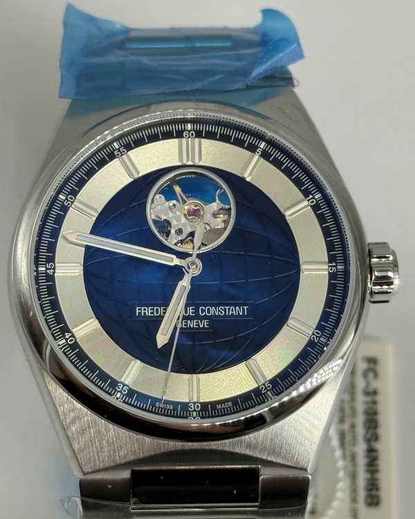 2024 Frederique Constant Highlife 41MM Blue Dial Steel Bracelet (FC-310NS4NH6B)