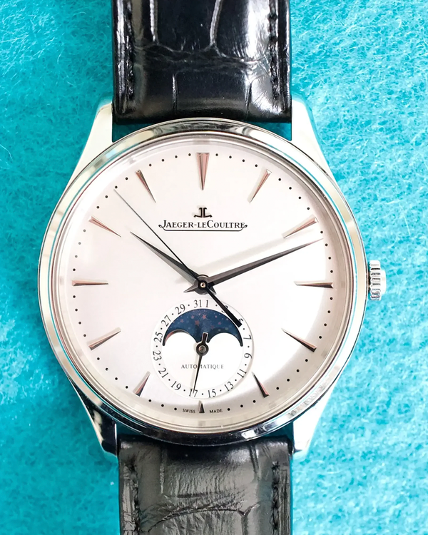 2024 Jaeger-LeCoultre Master Ultra Thin Moonphase 39MM Silver Dial Leather Strap (Q1368430)