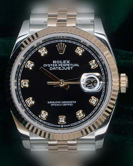 Rolex Datejust 36MM Black Dial Two-Tone Jubilee Bracelet (126231)