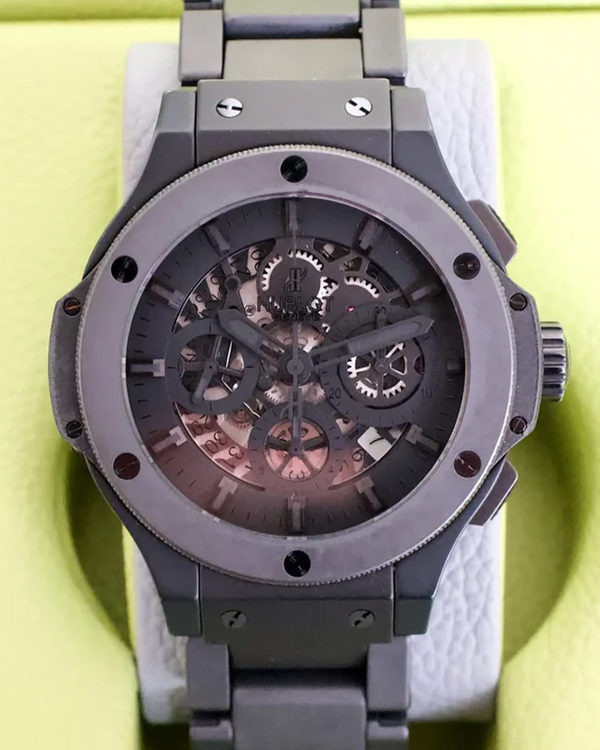 2012 Hublot Big Bang Aerobang Limited Edition 44MM Skeleton Dial Ceramic Bracelet (311.CI.1110.CI)