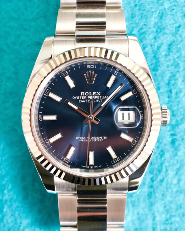 2023 Rolex Datejust 41MM Blue Dial Oyster Bracelet (126334)