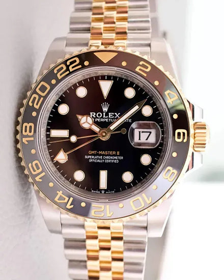 2023 Rolex GMT-Master II "Zombie" 40MM Black Dial Two-Tone Jubilee Bracelet (126713GRNR)