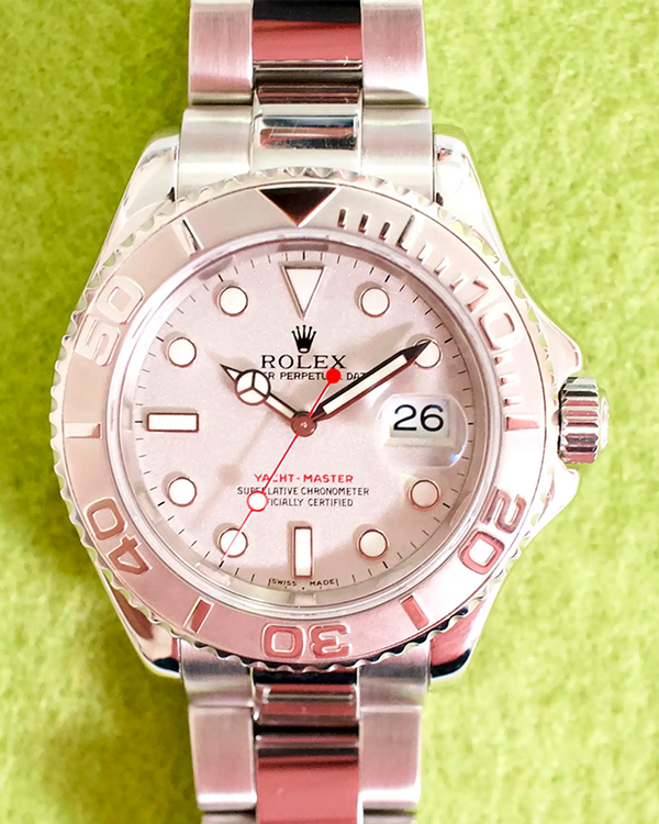 2002 Rolex Yacht-Master 40MM Silver Dial Oyster Bracelet (16622)