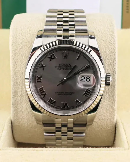 2015 Rolex Datejust 36MM Silver Dial Jubilee Bracelet (116234)