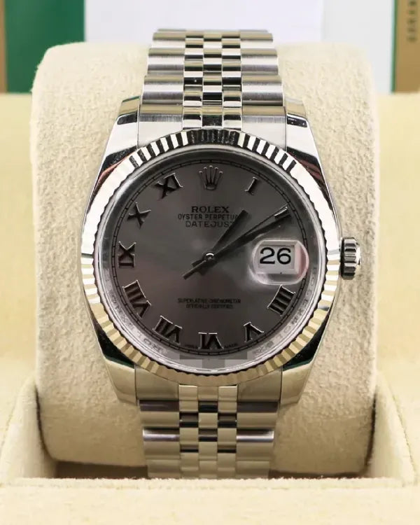 2015 Rolex Datejust 36MM Silver Dial Jubilee Bracelet (116234)