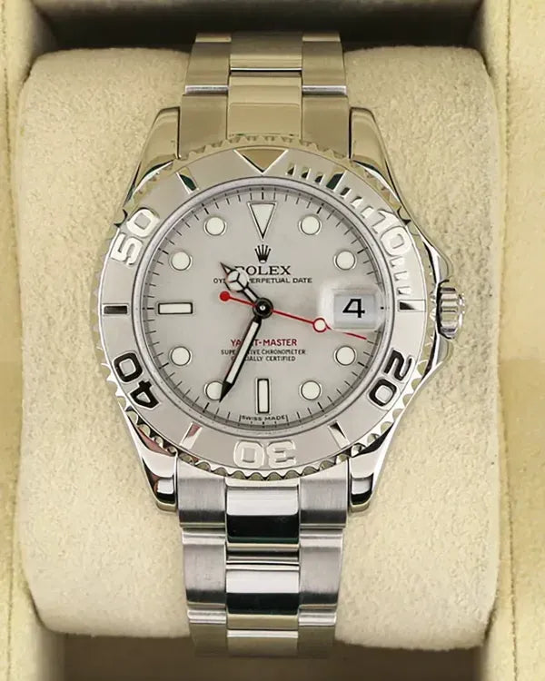 2007 Rolex Yacht-Master 35MM Silver Dial Oyster Bracelet (168622)