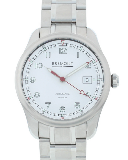 Bremont Airco Mach 40MM White Dial Steel Bracelet (AIRCO-M1-WH-B)