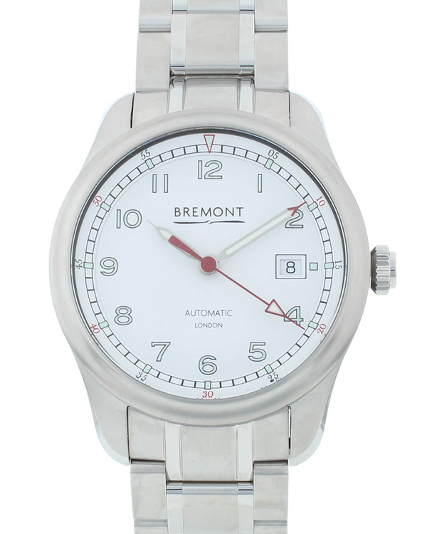Bremont Airco Mach 40MM White Dial Steel Bracelet (AIRCO-M1-WH-B)