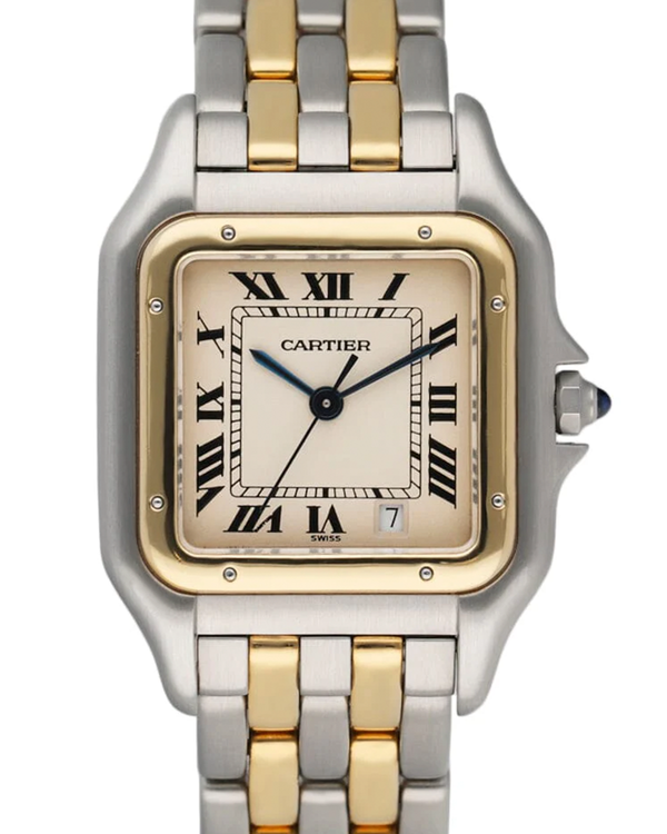 Cartier Panthère De Cartier 27MM Quartz Off-White Dial Two-Tone Bracelet (83083242)
