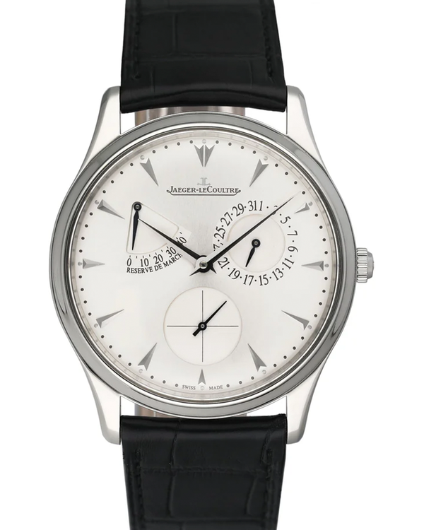 2013 Jaeger-LeCoultre Master Ultra Thin 39MM  Silver Dial Leather Strap (Q1378420)