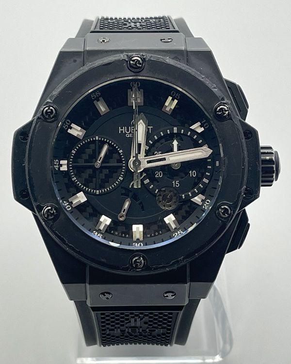 Hublot King Power Oceanographic Diver 4000M 48MM Black Dial Rubber Strap (719.QM.1729.NR.FAD11)