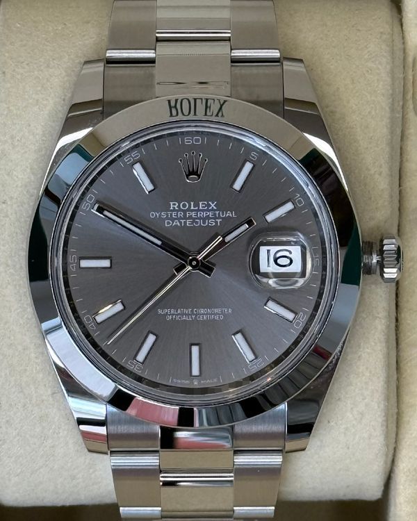 2026 Rolex Datejust 41MM Slate Dial Oyster Bracelet (126300)