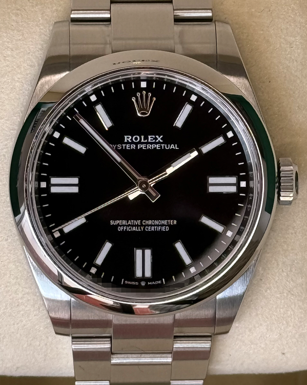 2024 Rolex Oyster Perpetual 41MM Black Dial Oyster Bracelet (134300)