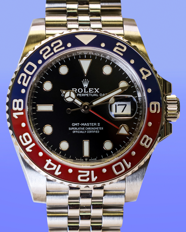 2019 Rolex GMT-Master II "Pepsi" 40MM Black Dial Jubilee Bracelet (126710BLRO)