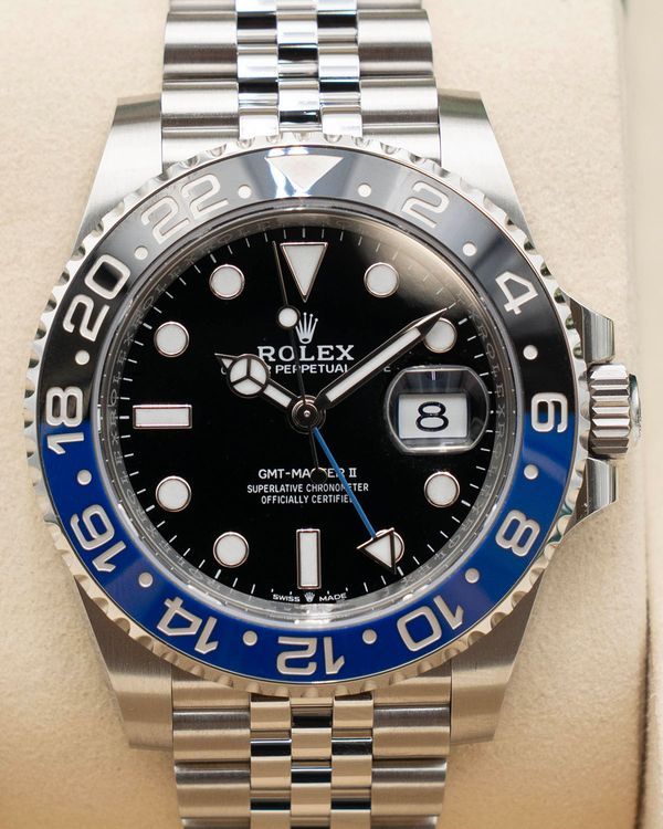 2025 Rolex GMT-Master II "Batgirl" 40MM Black Dial Jubilee Bracelet (126710BLNR)