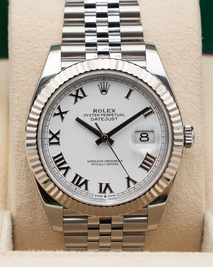 2025 Rolex Datejust 41MM White Dial Jubilee Bracelet (126334)
