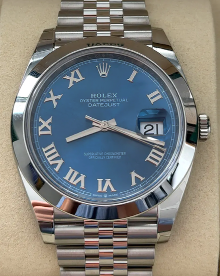 2026 Rolex Datejust 41MM Blue Dial Jubilee Bracelet (126300)