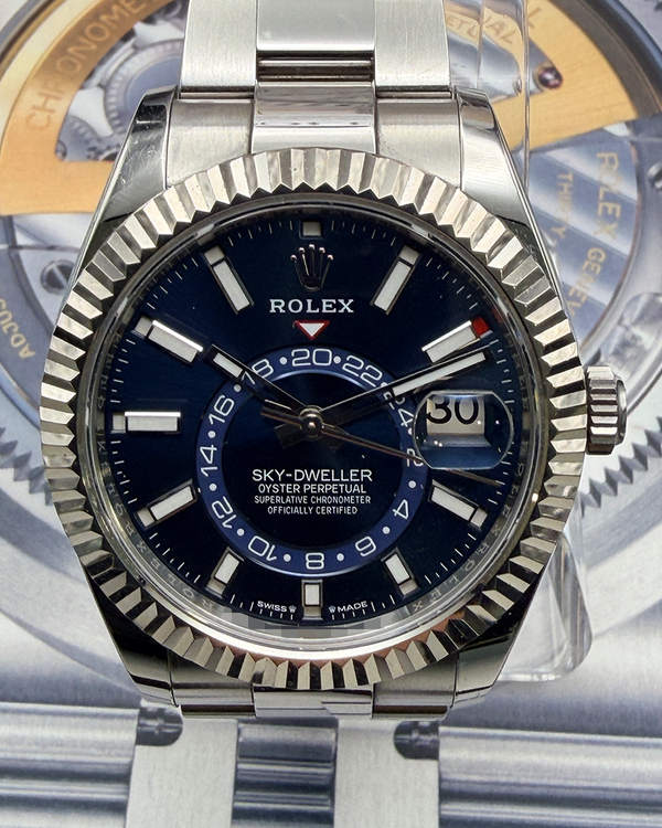 2024 Rolex Sky-Dweller 42MM Blue Dial Oyster Bracelet (336934)