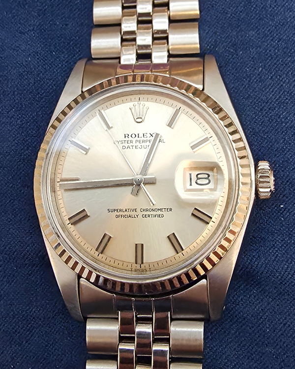 1968 Rolex Datejust 36MM Silver Dial Jubilee Bracelet (1601)