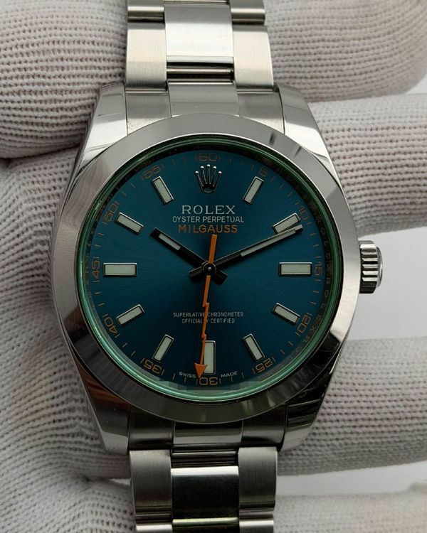 Rolex Milgauss 40MM Blue Dial Oyster Bracelet (116400GV)