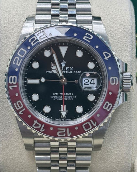 2022 Rolex GMT-Master II "Pepsi" 40MM Black Dial Jubilee Bracelet (126710BLRO)