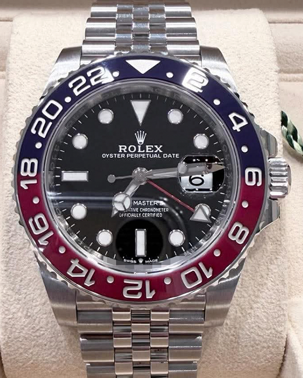 2021 Rolex GMT-Master II "Pepsi" 40MM Black Dial Jubilee Bracelet (126710BLRO)