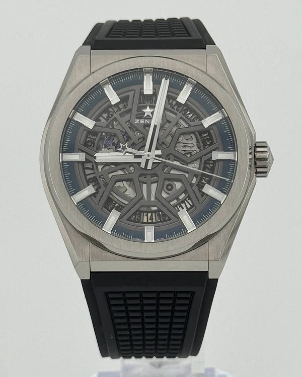 2020 Zenith Defy Classic 41MM Skeleton Dial Rubber Strap (95.9000.670/78.R782)