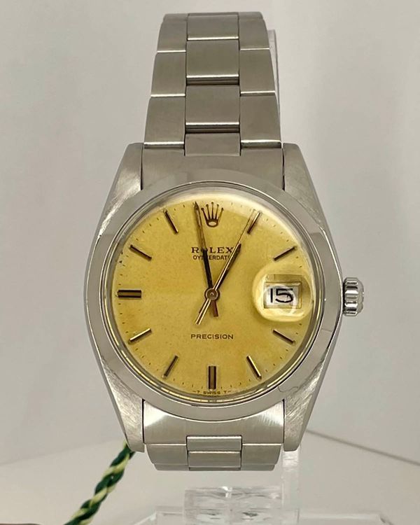 1981 Rolex Oyster Precision Date 34MM Champagne Dial Oyster Bracelet (6694)