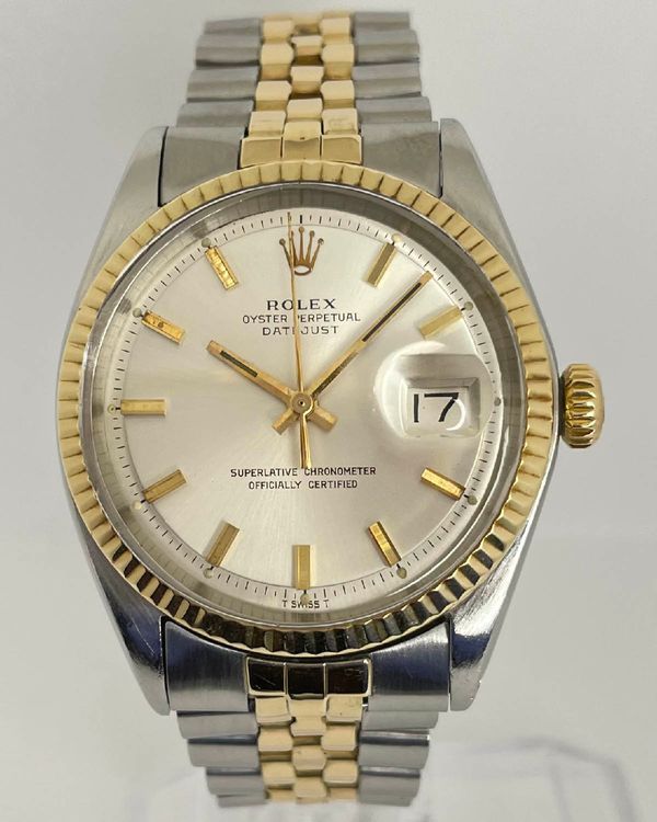1972 Rolex Datejust 36MM Silver Dial Two-Tone Jubilee Bracelet (1601)