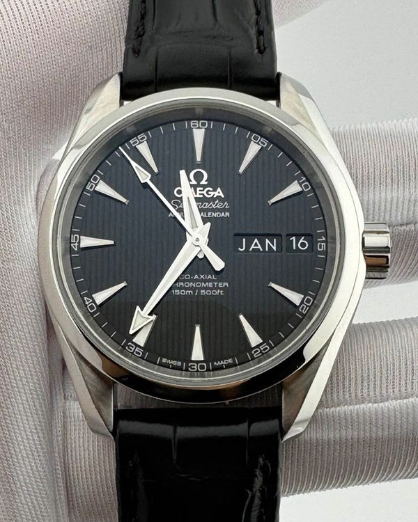 2018 Omega Seamaster Aqua Terra 150M 38.5MM Black Dial Leather Strap (231.13.39.22.01.001)