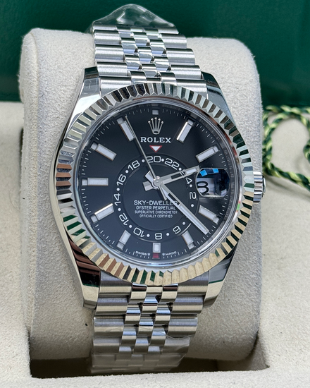 2024 Rolex Sky-Dweller 42MM Black Dial Jubilee Bracelet (336934)