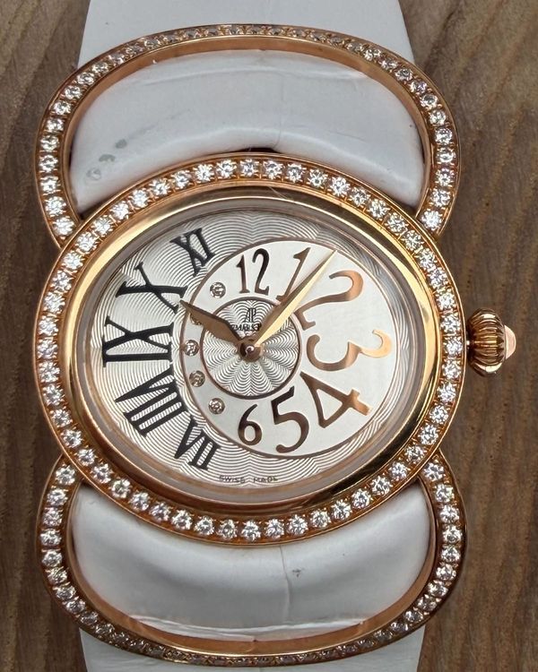 Audemars Piguet Millenary 28MM Silver Dial Leather Strap (77226OR)