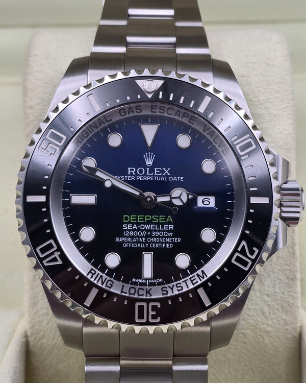 2015 Rolex Sea-Dweller Deepsea "James Cameron" 44MM Blue Dial Oyster Bracelet (116660)