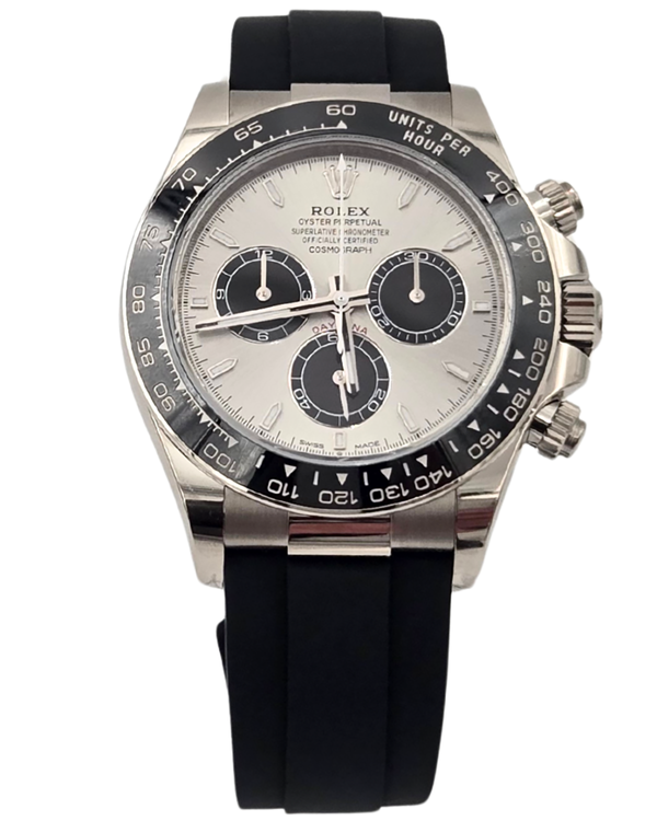 2025 Rolex Cosmograph Daytona 40MM Silver Dial Oysterflex Strap (126519LN)