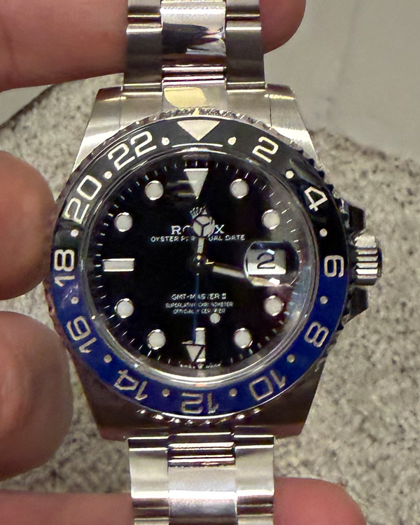 2021 Rolex GMT-Master II "Batman" 40MM Black Dial Oyster Bracelet (126710BLNR)