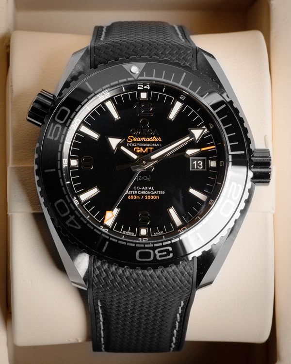 2016 Omega Seamaster Planet Ocean 6000M "Ultra Deep" 45.5MM Black Dial Textile Strap (215.92.46.22.01.001)