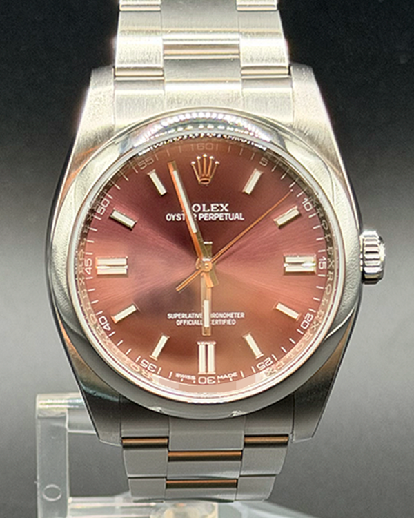 2017 Rolex Oyster Perpetual 36mm Purple Dial Steel Bracelet (116000)