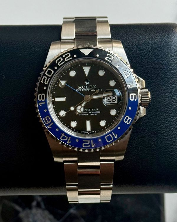 2017 Rolex GMT-Master II "Batman" 40MM Black Dial Oyster Bracelet (116710BLNR)