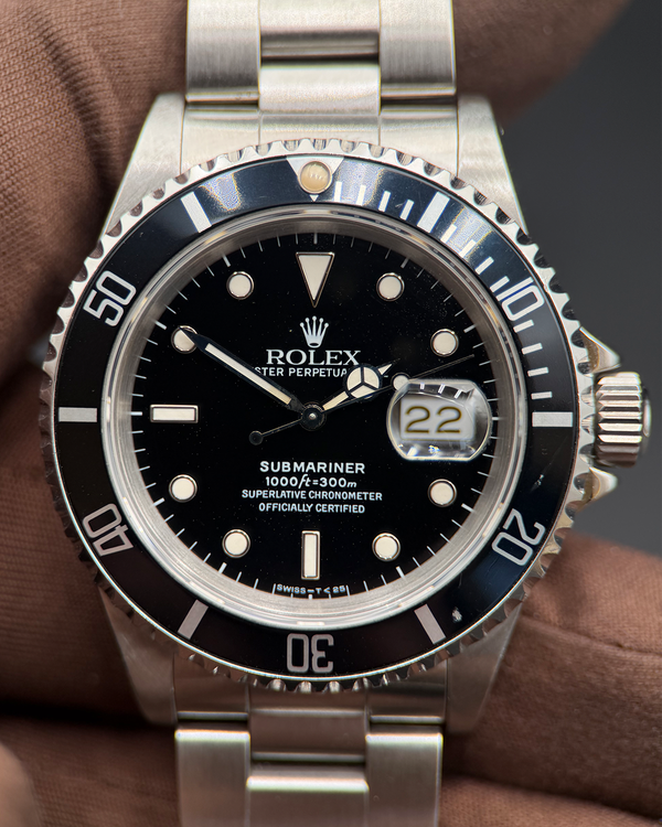Rolex Submariner Date 40MM Black Dial Oyster Bracelet (16610)